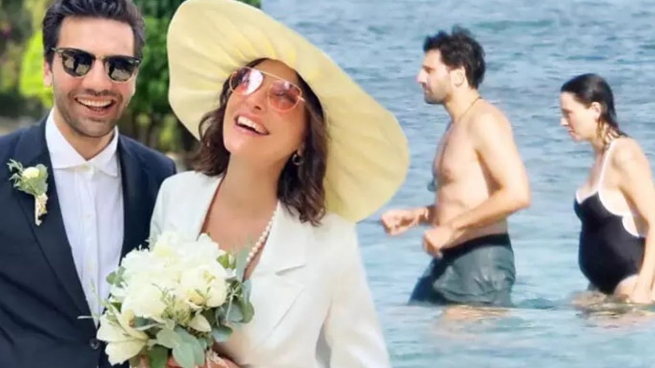 Kaan Urgancıoğlu ve eşi Burcu Denizer'in Çeşme tatilinde güldüren kareler!