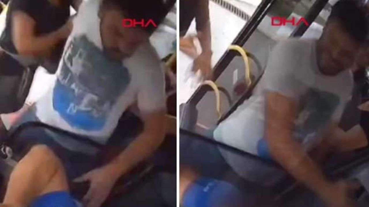 Aydın’da Şoförü Darp Eden Yolcu Gözaltına Alındı! Otobüste Yaşananlar Kamerada