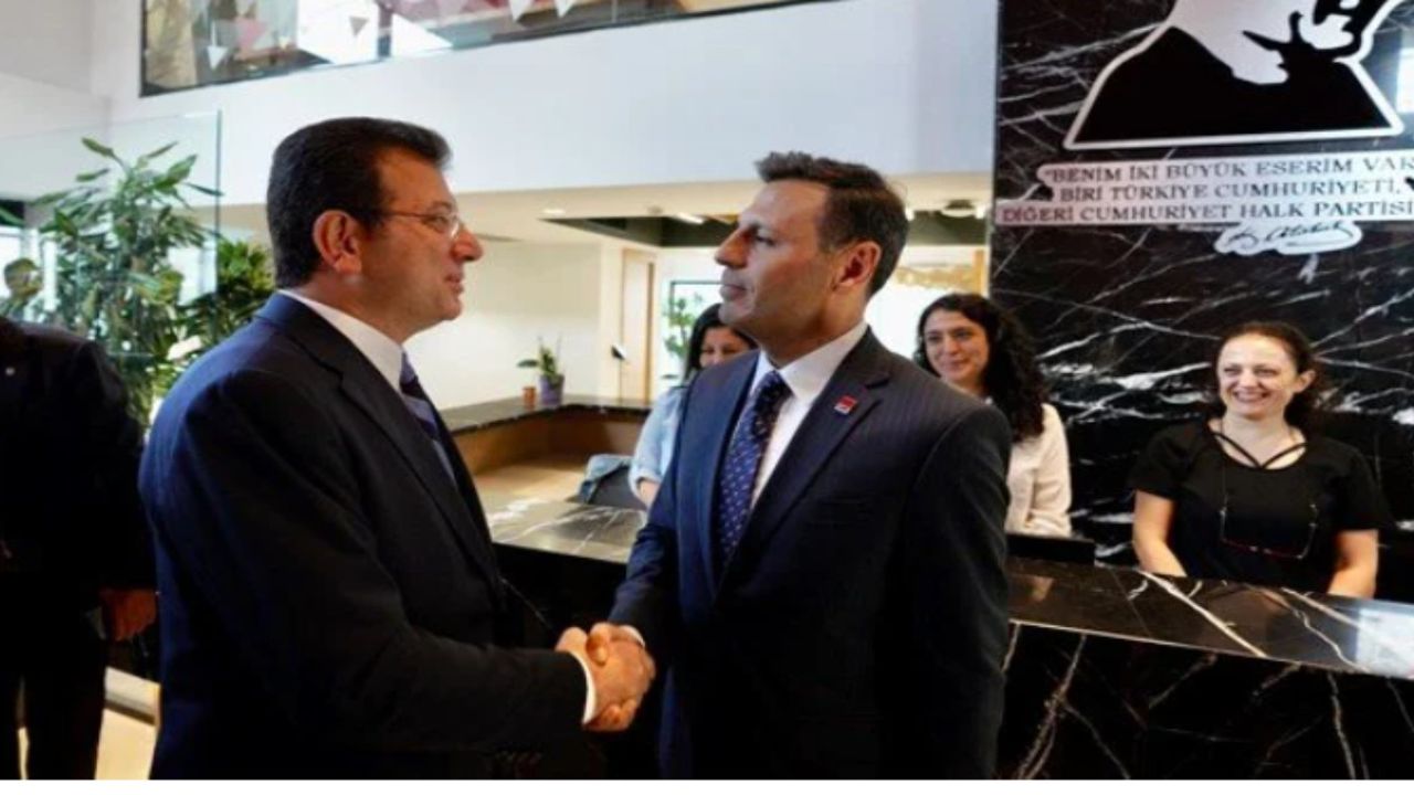 İmamoğlu, CHP İl Başkanı Çelik'i ziyaret etti