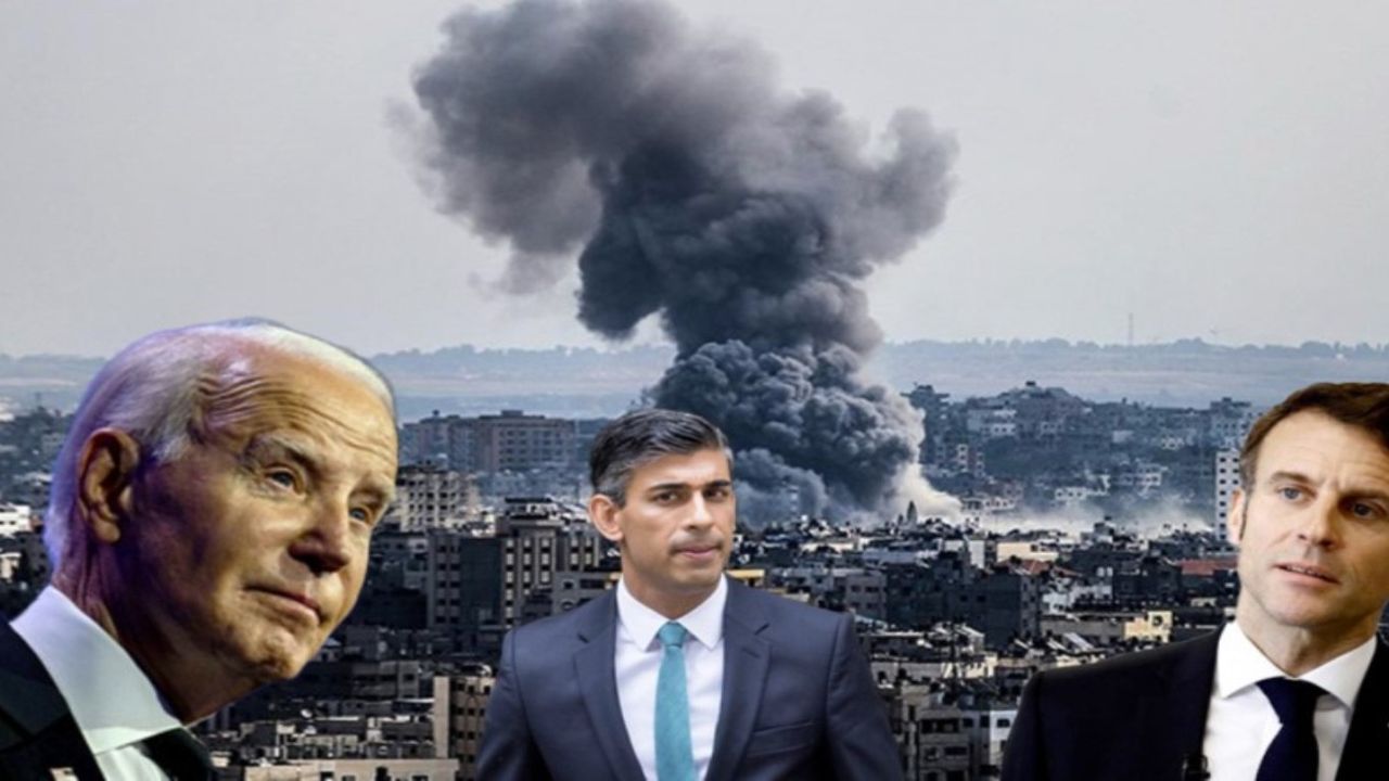 Ortak bildiri yayınladılar: Biden ve Batı’lı liderlerden İsrail’e tam destek 