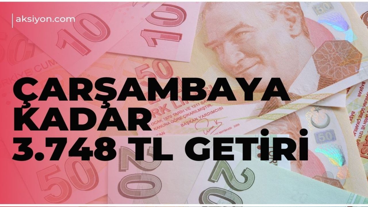 3.748 TL gelir elde etmek için hemen harekete geçin! TCMB oranları o gün güncelleyecek