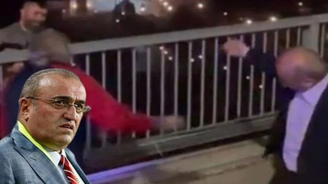 Abdurrahman Albayrak köprüde intihar girişiminde bulunan kişiyi engelledi