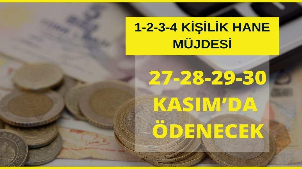 Aile Bakanlığı tarafından 5097 TL ödeme devam ediyor! 28-29-30 Kasım'da hesaplarda olacak