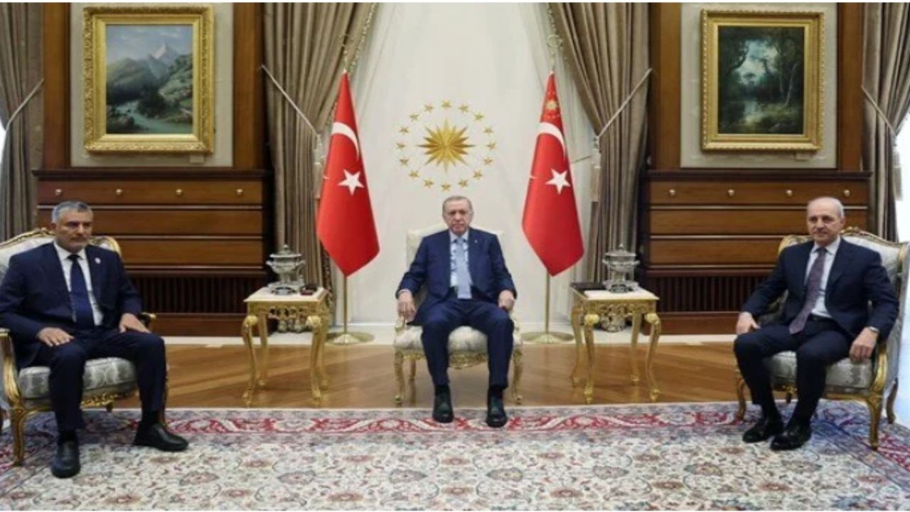Cumhurbaşkanı Erdoğan, Libya DYK Başkanı Tekale ile bir araya geldi
