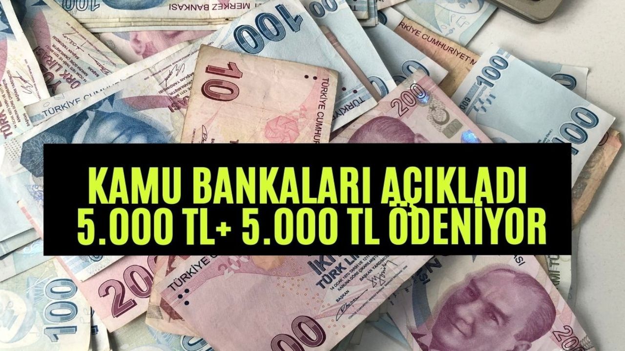 Kamu Bankaları emekli zammı öncesi harekete geçti! 5.000 TL+ 5.000 TL ödeniyor