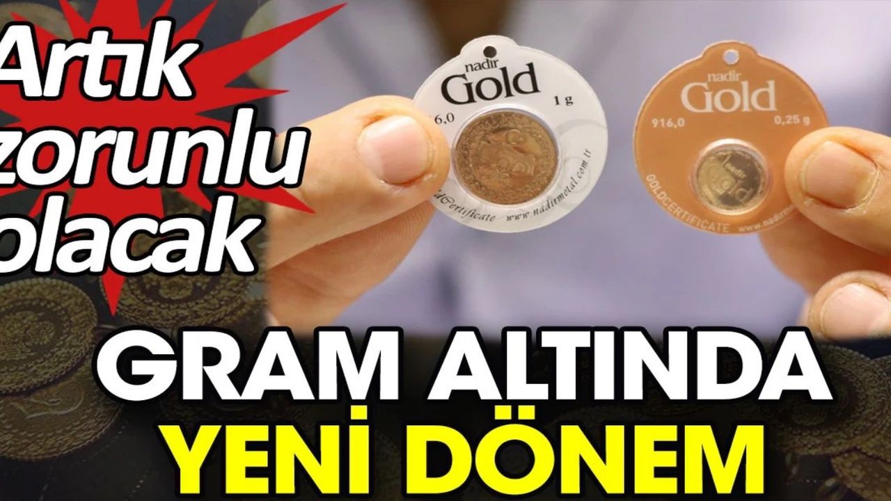 Kuyumcuya yolunuz düşerse sakın şaşırmayın! Altın satışlarında zorunlu yeni döneme geçildi