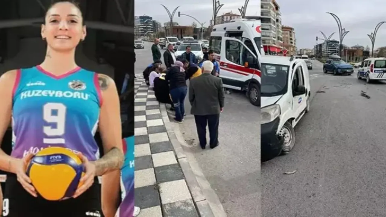 Milli voleybolcu Büşra kılıçlı trafik kazası geçirdi