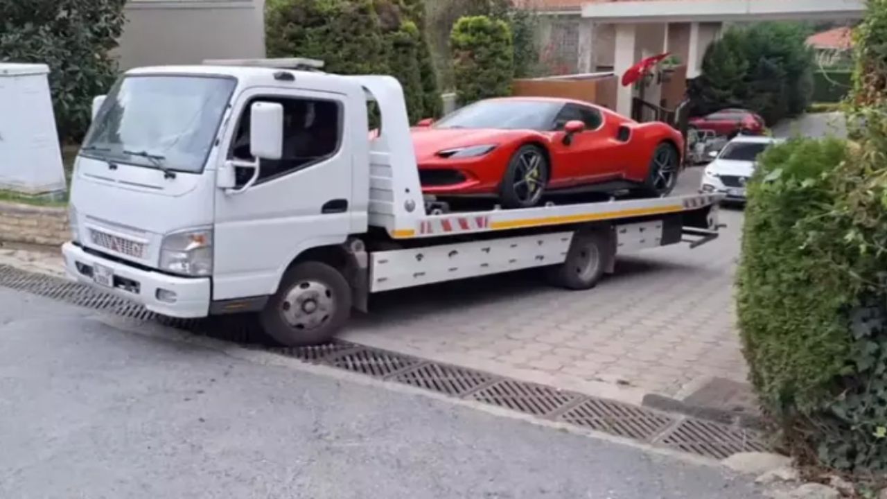 Polat çiftinin lüks araçları emniyete götürülüyor