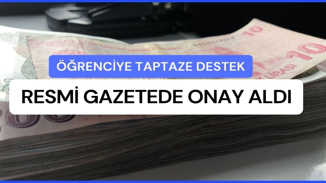 Resmi Gazete'de Gece MÜJDESi! Sıfır kilometre eğitim desteği kararı verildi 40.000 öğrenci alacak