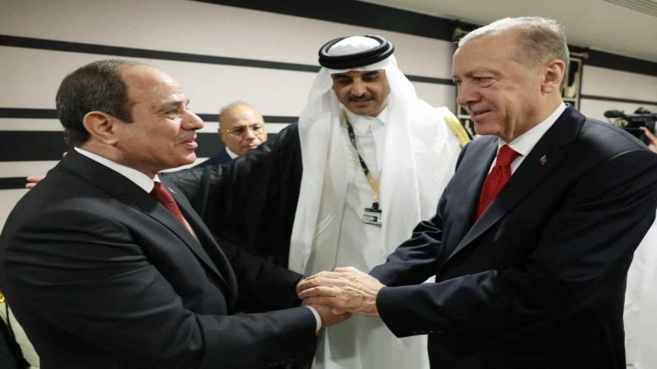 Riyad'da buluşan Erdoğan ve Sisi, İsrail'in Gazze saldırılarını görüştü