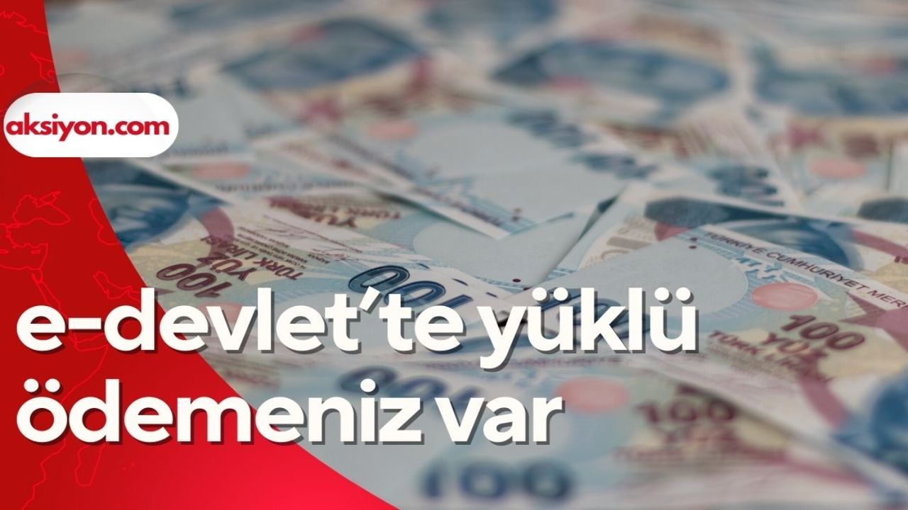 Sabah 09.05'te açıklandı! E-devlet'te yüklü ödemeniz olabilir! Beklenen o ekran hizmete girdi 