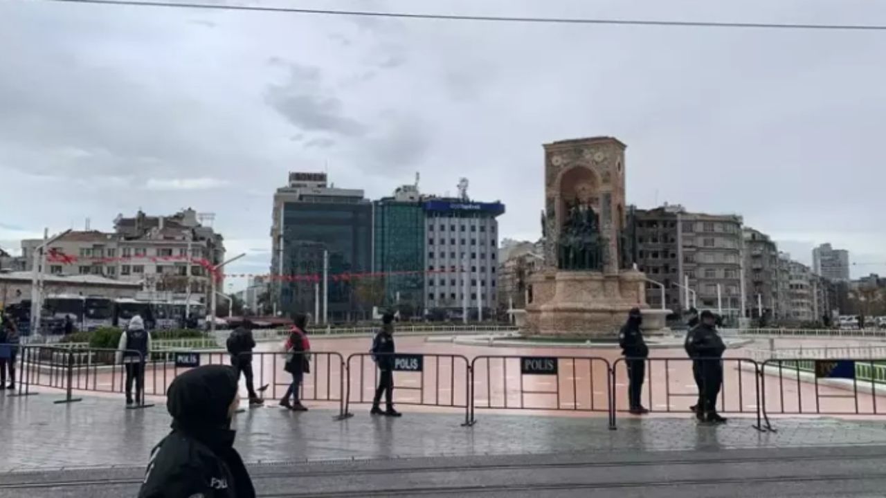 Taksim Meydanı kapatıldı