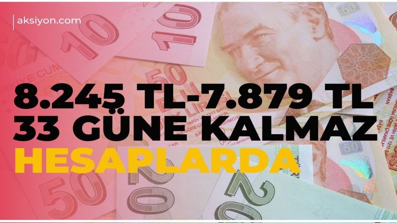 Yastık altından çıkarmanın TAM vakti ESAS şimdi! 8.245 TL-7.879 TL  33 güne kalmadan ödenecek