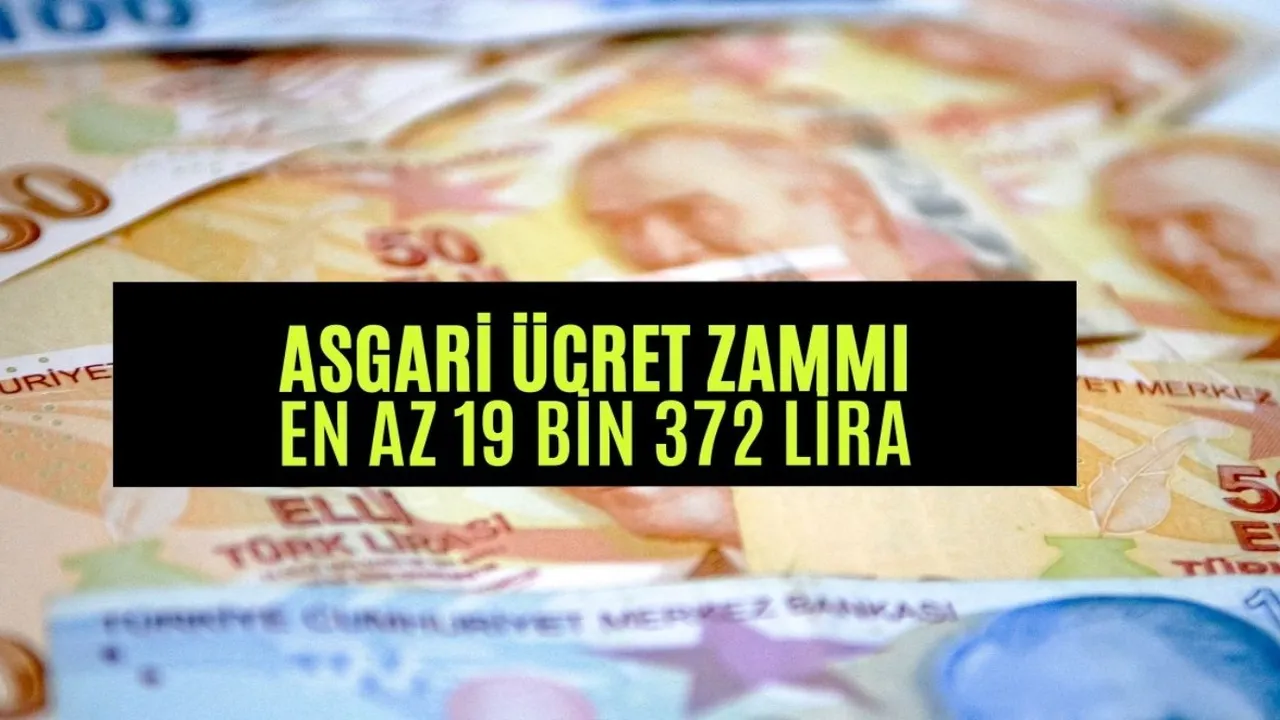 2024 Asgari ücret zammı belirlenmeden en az net 19 bin 372 lira açıklandı