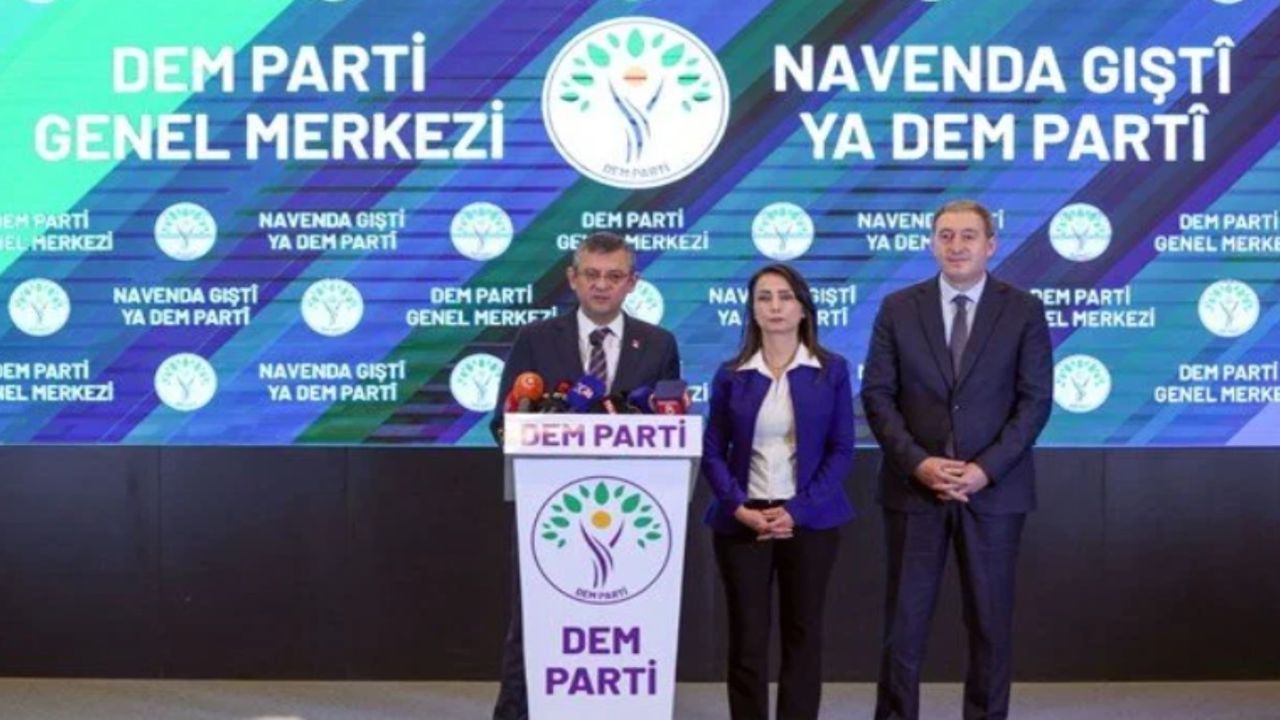 CHP-DEM Parti görüşmesi: Diyalog ve müzakere süreci devam edecek