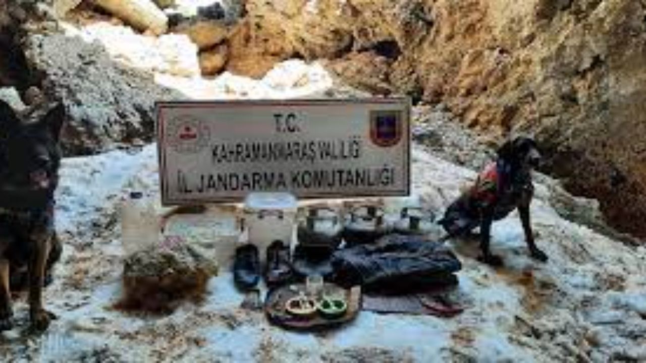 Kahramanmaraş’ta terör örgütü PKK’ya büyük darbe: Yaşam malzemeleri imha edildi