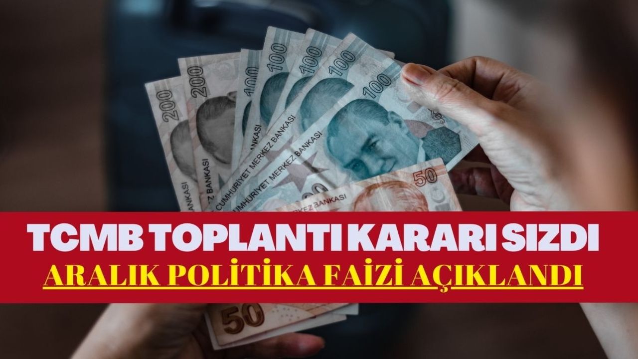 Reuters'ten sızdı Merkez Bankası Aralık faiz verisi tespit edildi