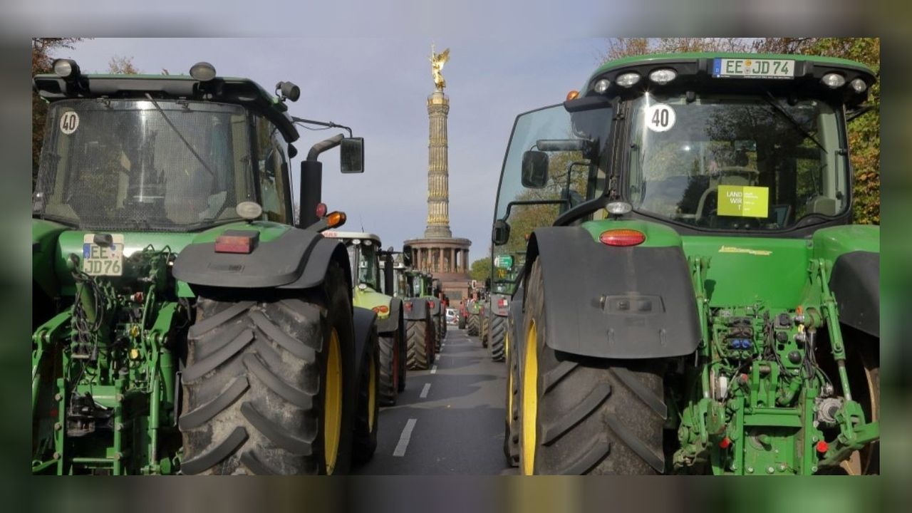 Çiftçiler tekrar ayaklandı! Avusturya'da büyük protesto