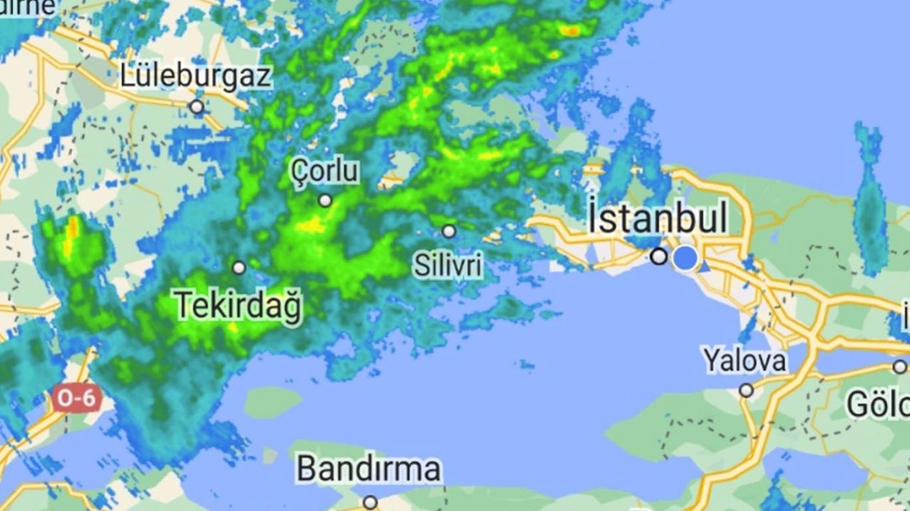 İstanbul’a Sağanak Yağış Uyarısı
