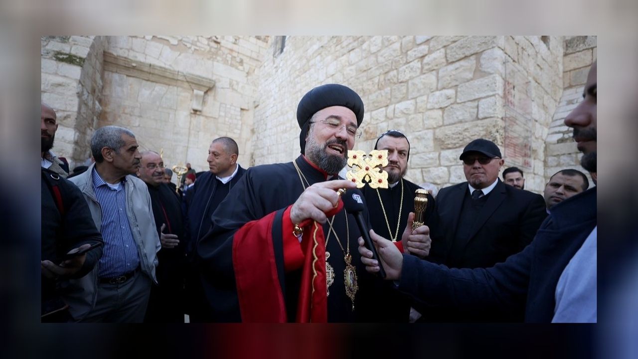 Ortadoks Hristiyanların Beytullahim'de Noel Bayramı başladı!