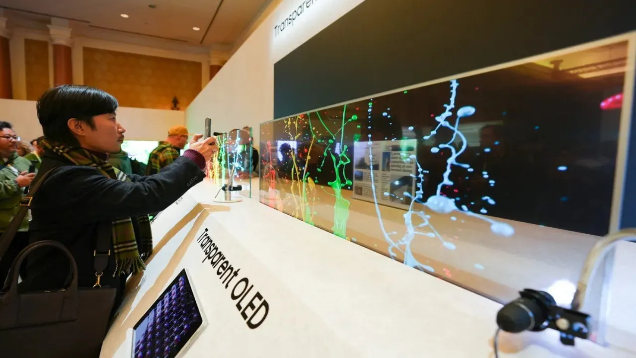 Samsung ve LG'nin yeni şeffaf TV'leri CES'te tanıtılacak!