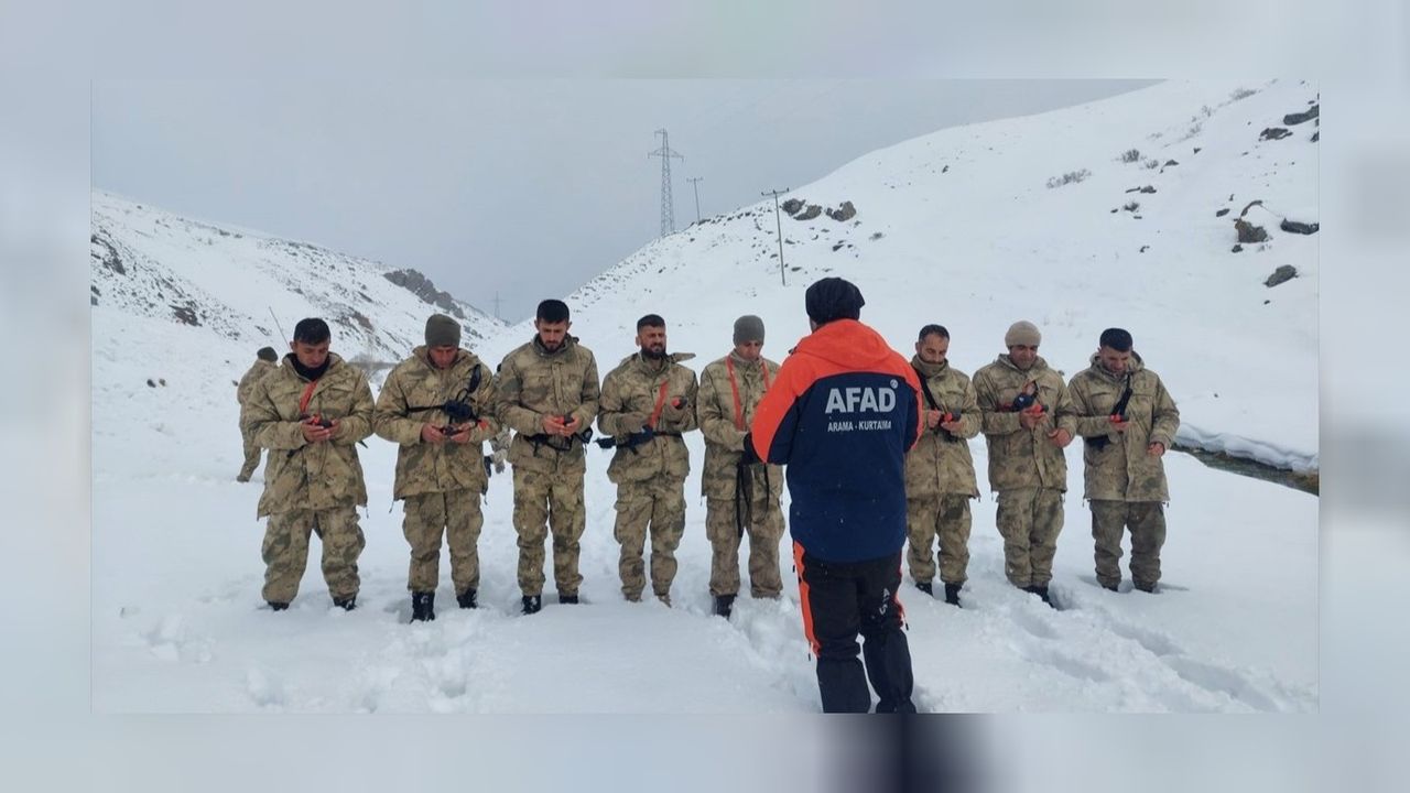 Van'da çığda farkındalık eğitimi başladı! 