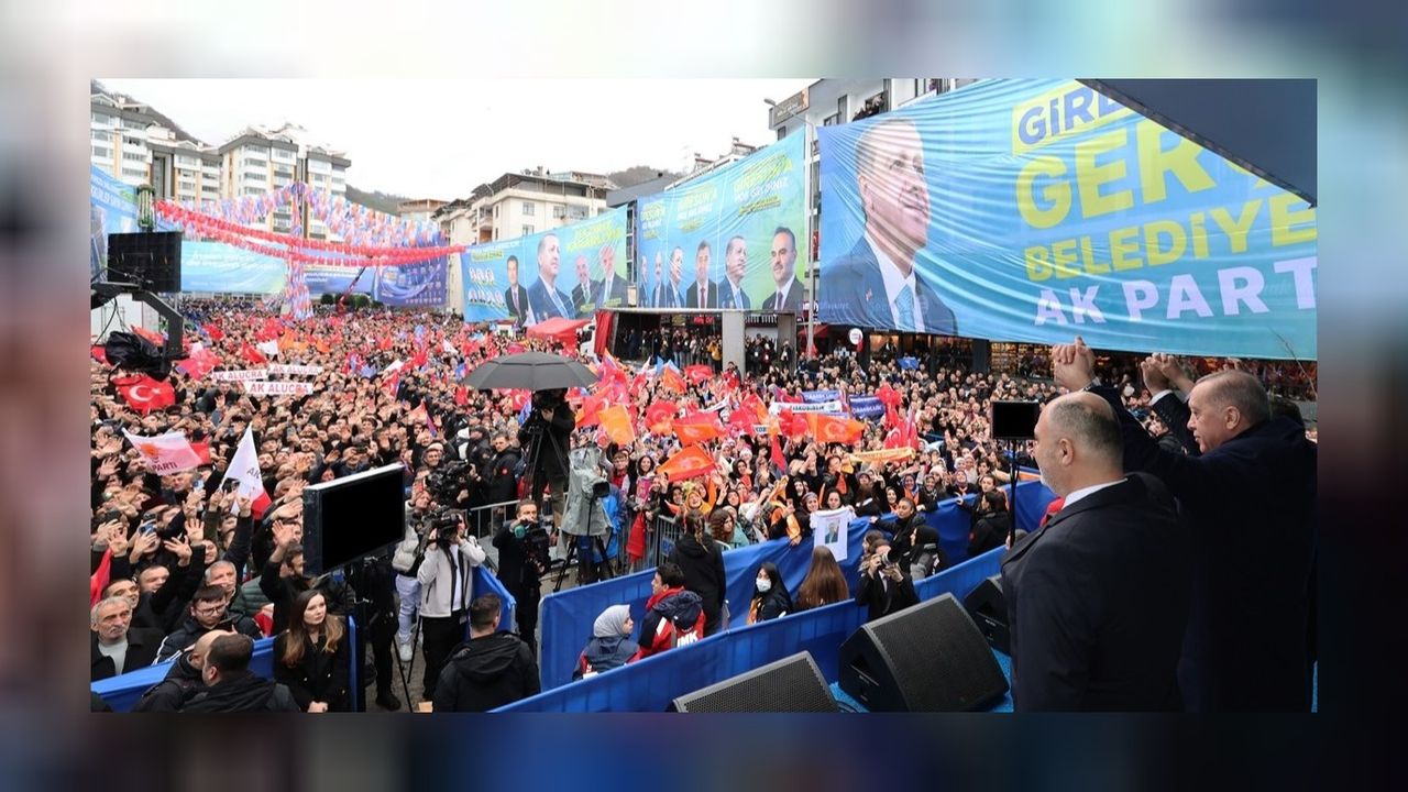 Cumhurbaşkanı Erdoğan Giresun yerel seçim adaylarını tanıttı!