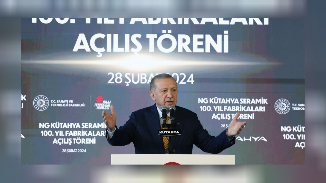 Cumhurbaşkanı Erdoğan NG Kütahya Seramik 100. Yıl Fabrikaları Açılış Töreni'nde! 