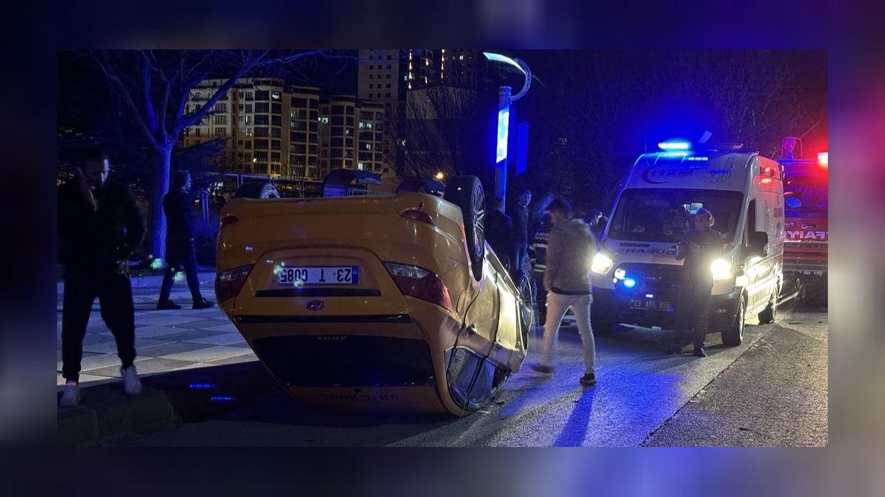 Elazığ'da zincirleme trafik kazası: 2 yaralı var! 