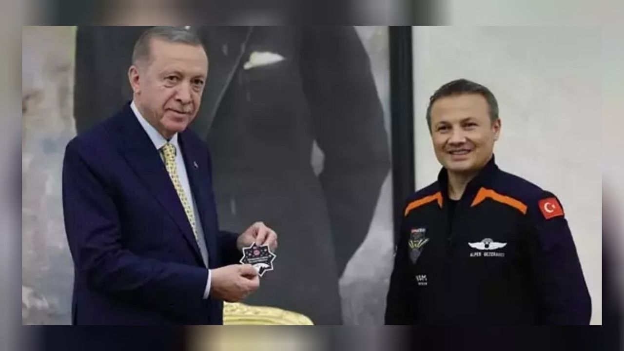 Esenboğa Havalimanı'nda CB Erdoğan ve astronot Gezeravcı buluştu! 