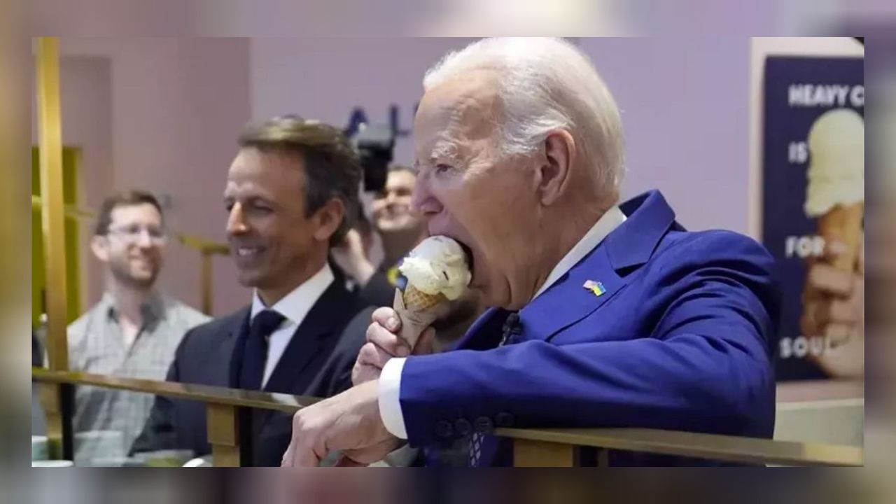 Joe Biden elinde dondurmayla Gazze ve İsrail arasında ateşkes açıkladı! 