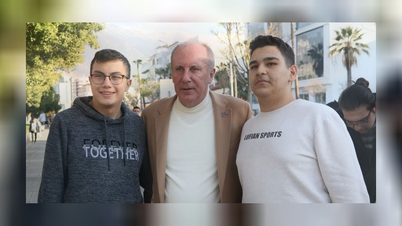 Muharrem İnce Hatay ziyaretinde vatandaşlarla bir araya geldi! 