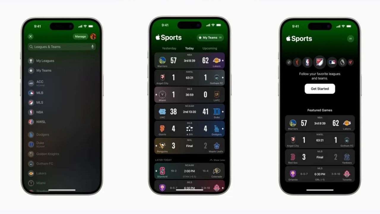 Sporseverler için yeni iPhone uygulaması geldi: Apple Sports