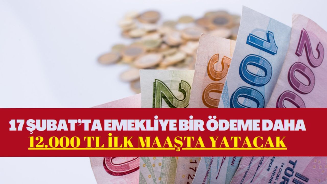 SSK'lı, Bağkur'lu 4C'li 17 Şubat'ta hesaplarınıza bakın! 12.000 TL bir ödeme daha yapılacak