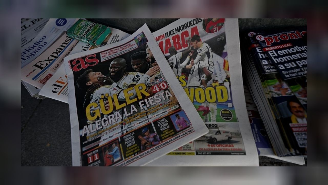 90+4'te gol atan Arda Güler'in adı İspanyol basınında manşete taşındı! 