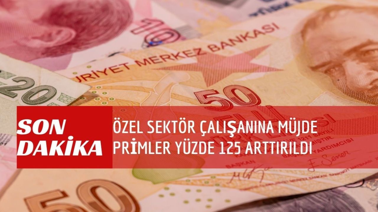 Asgari ücret zammı sonrasında özel sektör zamları da ortaya çıktı! Primler yüzde 125 artacak