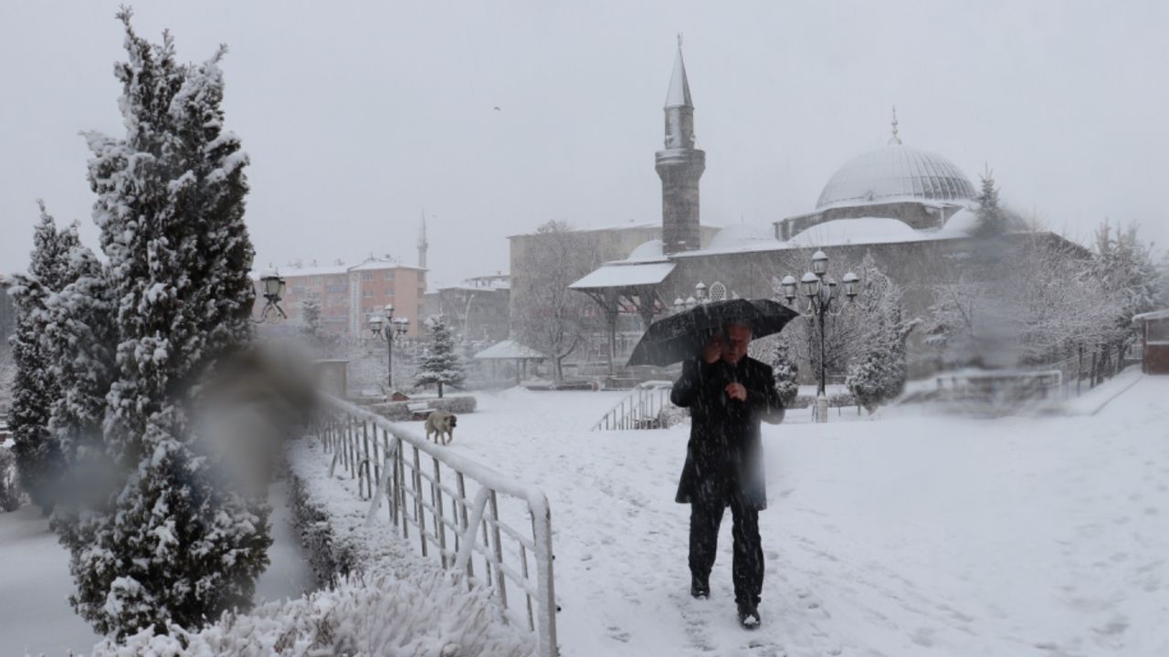 Batı bahar, doğu kış! Ardahan, Erzurum ve Kars'a kış geri döndü