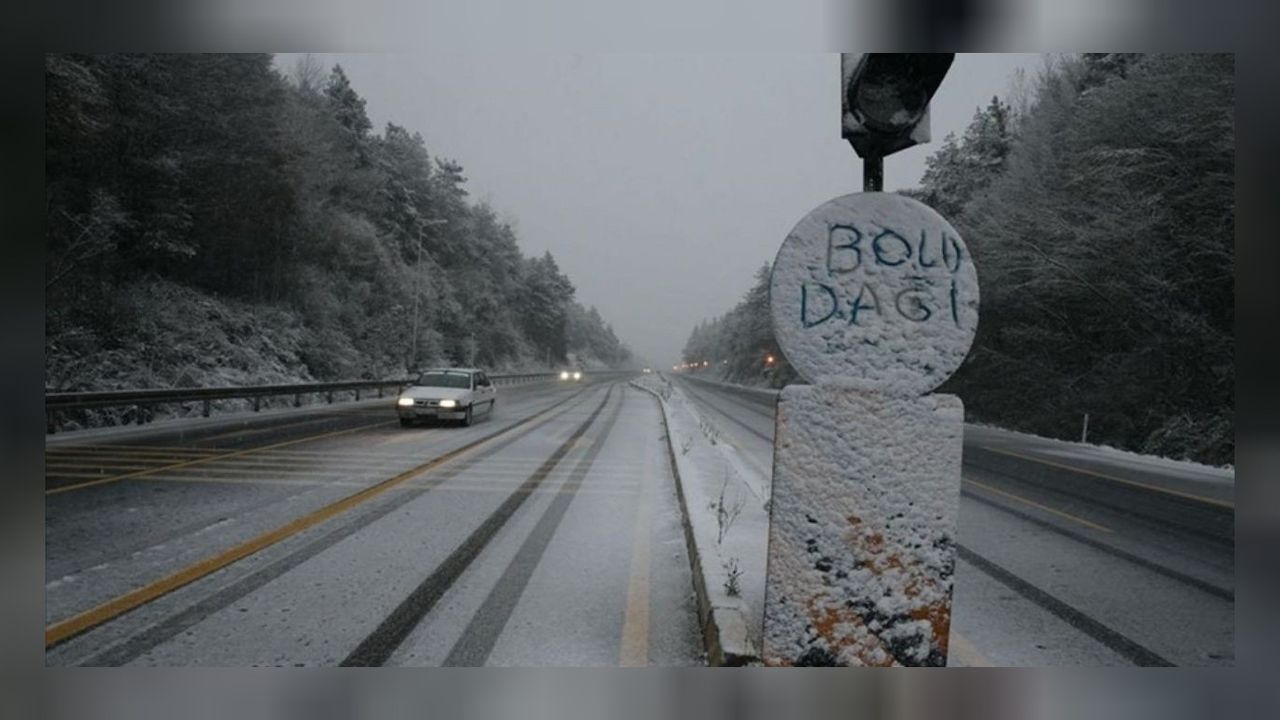 Bolu'nun yüksek kesimleri yine kara teslim oldu! 