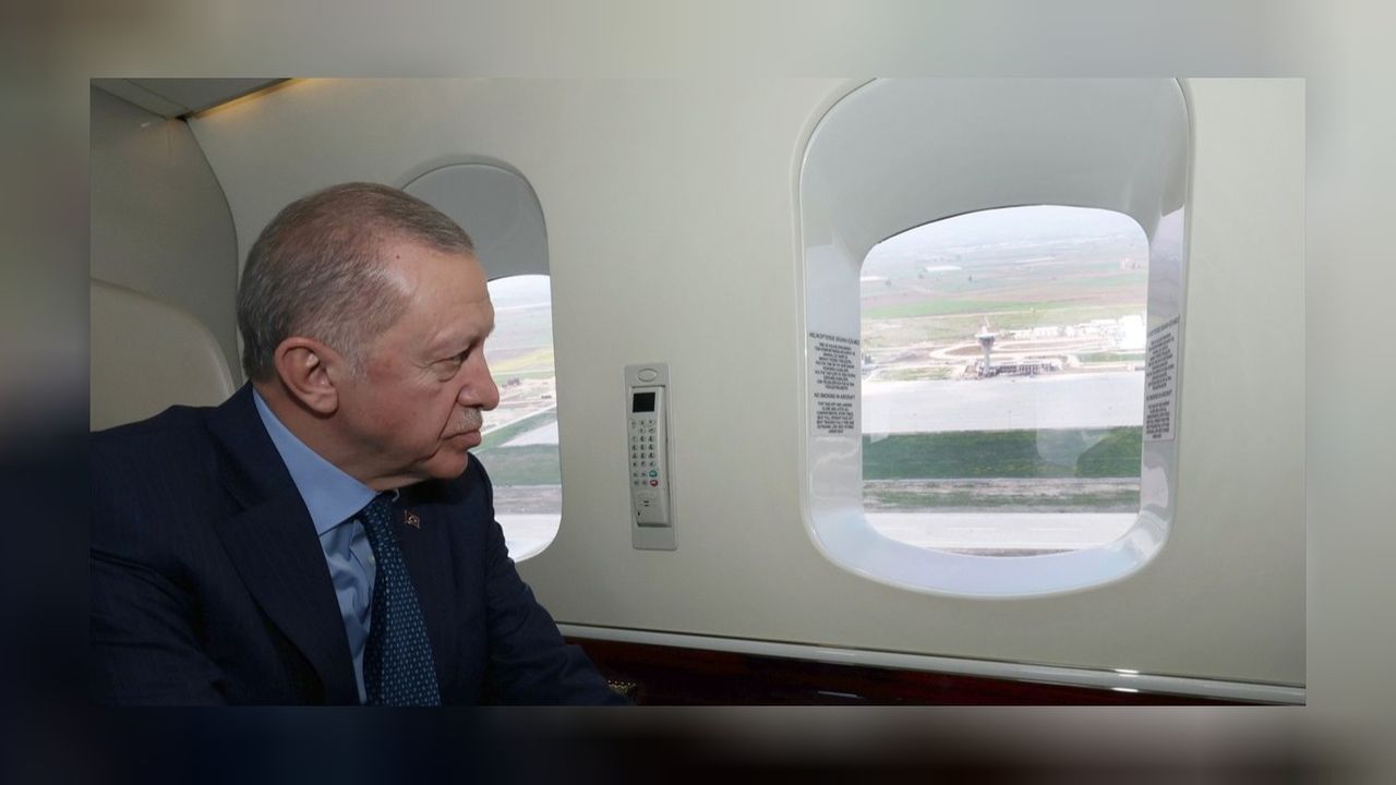 Cumhurbaşkanı Erdoğan Çukurova Uluslararası Havalimanı'nı inceledi! 