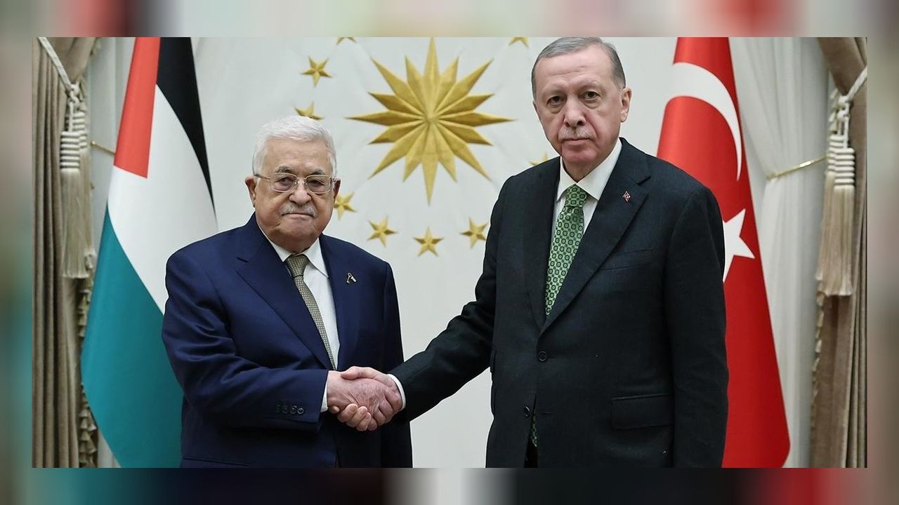 Cumhurbaşkanı Erdoğan, Filistin Devlet Başkanı Abbas ile ortak basın toplantısı düzenledi! 