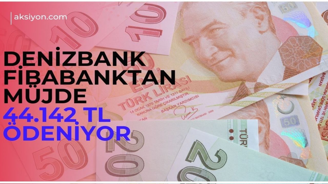 Denizbank ve Fibabanka kollarını açtı: Karşılıksız 44.142 TL ödüyor