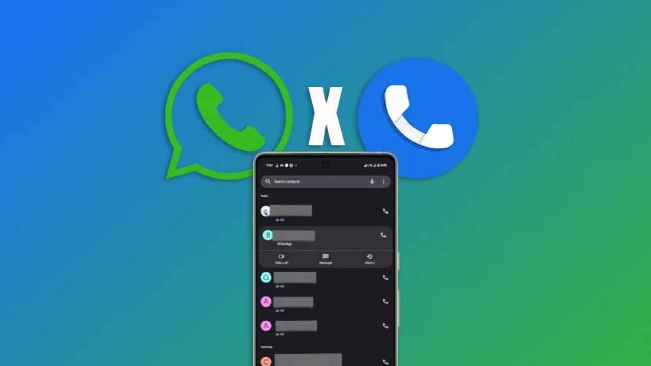 Google Telefon uygulamasına WhatsApp desteği