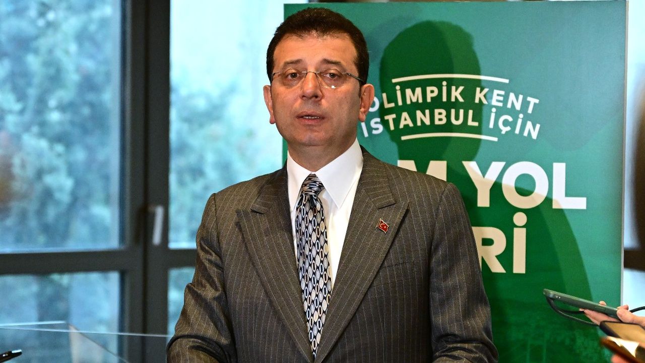 İBB Başkanı 'Olimpik kent İstanbul için tam yol ileri' programında konuşma yaptı! 
