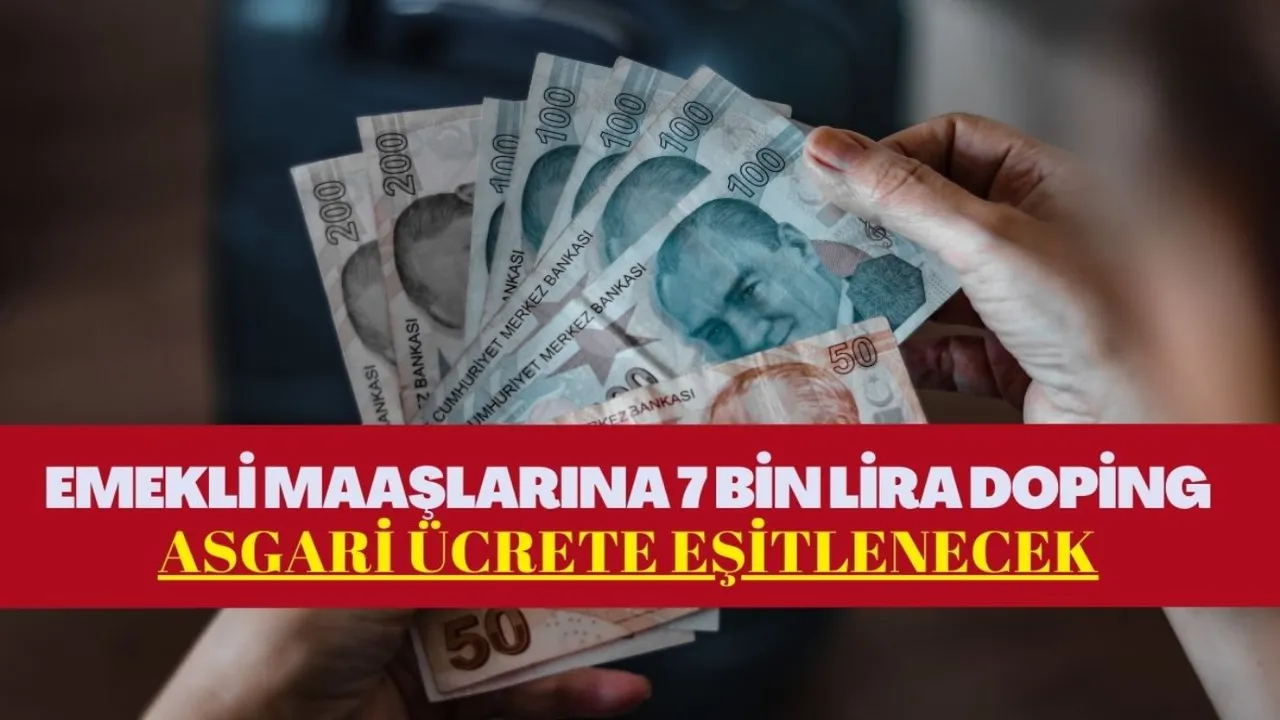 Asgari ücretin altında emekli maaşı kalmayacak! 4A 4B'liye 7 bin lira zam dopingi