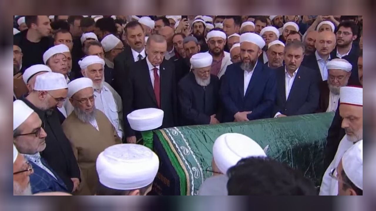 Cumhurbaşkanı Erdoğan Hasan Kılıç'ın cenazesinde! 