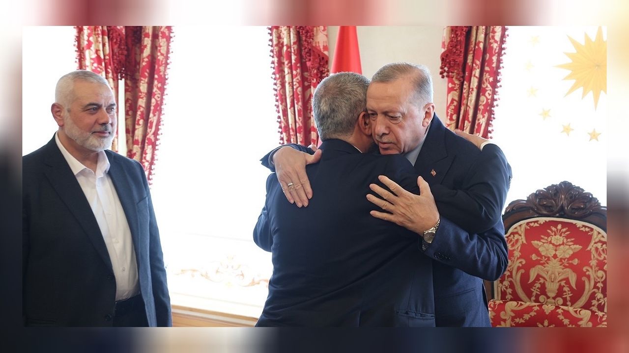 Cumhurbaşkanı Erdoğan ile Haniye'nin toplantısı 2.5 saatin ardından sona erdi! 