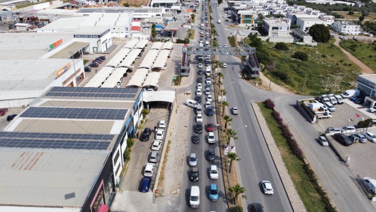 Muğla'da yoğun bayram trafiği başladı! 