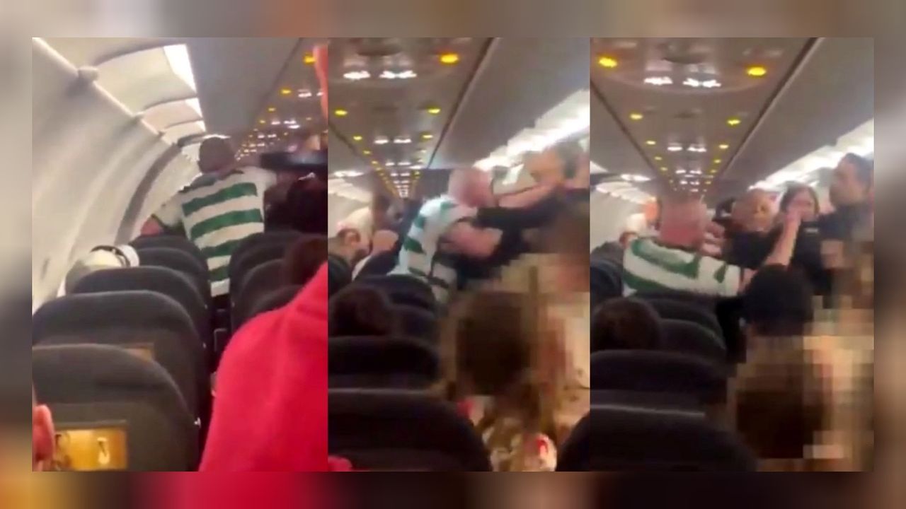 Uçakta polise saldıran şüpheli gözaltına alındı 