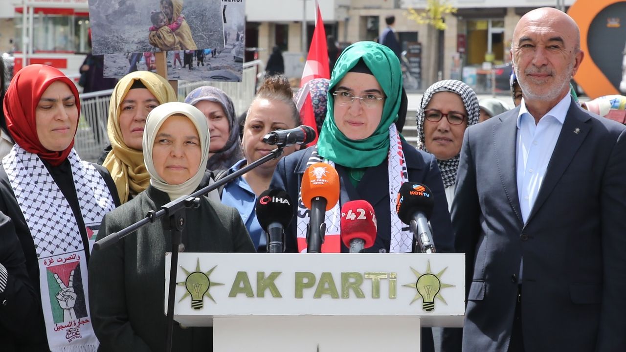 AK Parti Kadın Kolları Gazzeli anneler için bir araya geldi! 