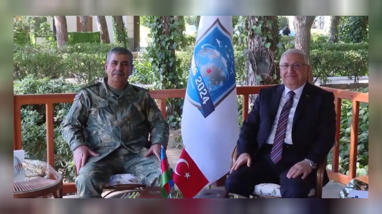 Bakan Yaşar Güler, Azerbaycan Savunma Bakanı ile görüşme yaptı! 